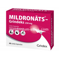 Mildronate Meldonium 250mg 40 capsules